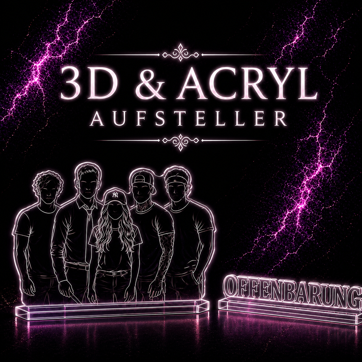 3D-Druck & Acrylaufsteller