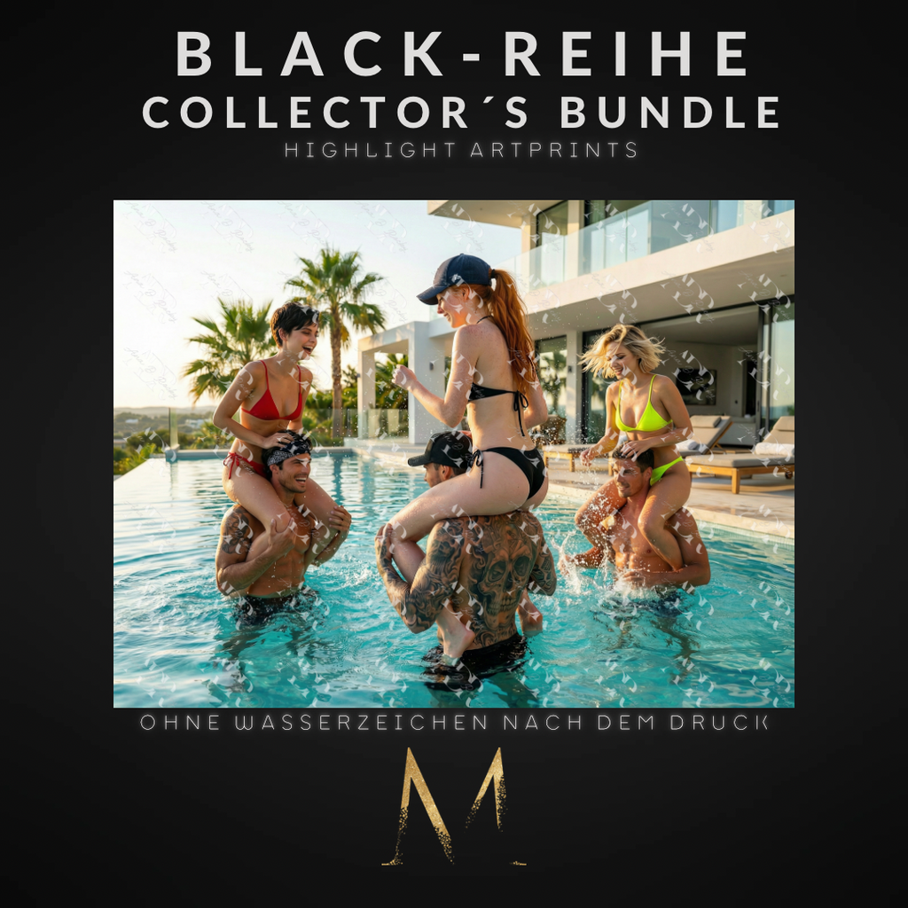 BLACK-REIHE Collector´s Bundle: 8 + 1 Surprise Highlight Artprints (DIN A5, versandkostenfrei)