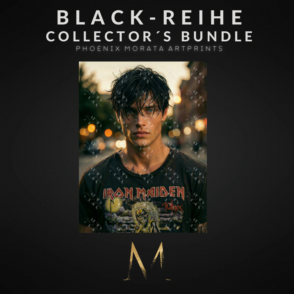 BLACK-REIHE Collector´s Bundle: 6 Phoenix Morata Artprints (DIN A6, versandkostenfrei)