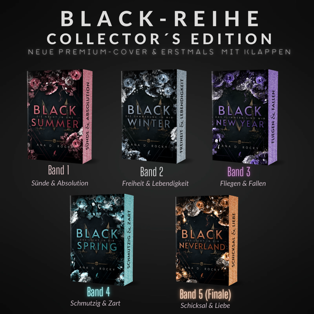 BLACK-REIHE Collector´s Edition (Premium Cover + erstmalig mit Klappenbroschur)