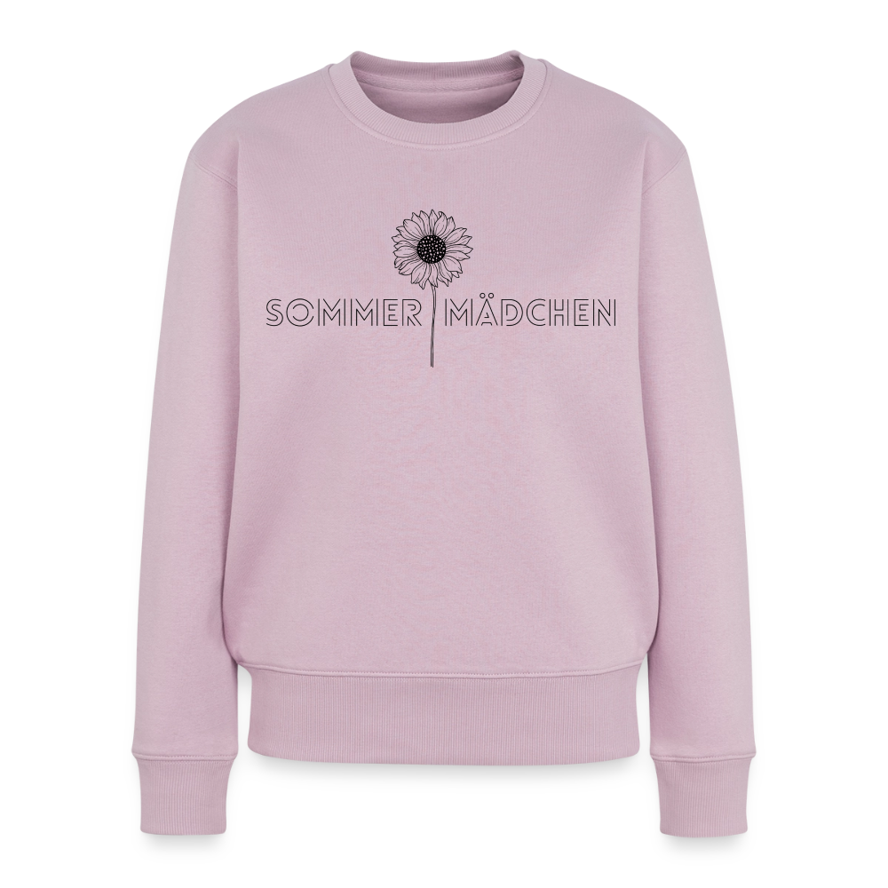 Sommermädchen Frauen Premium Bio Pullover - dusky pink