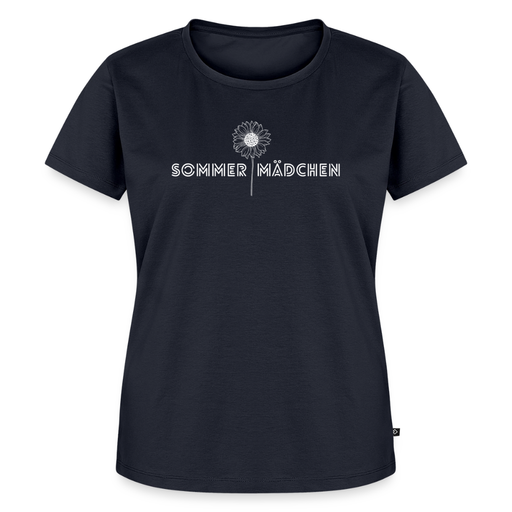 Sommermädchen Frauen Premium T-Shirt - navy