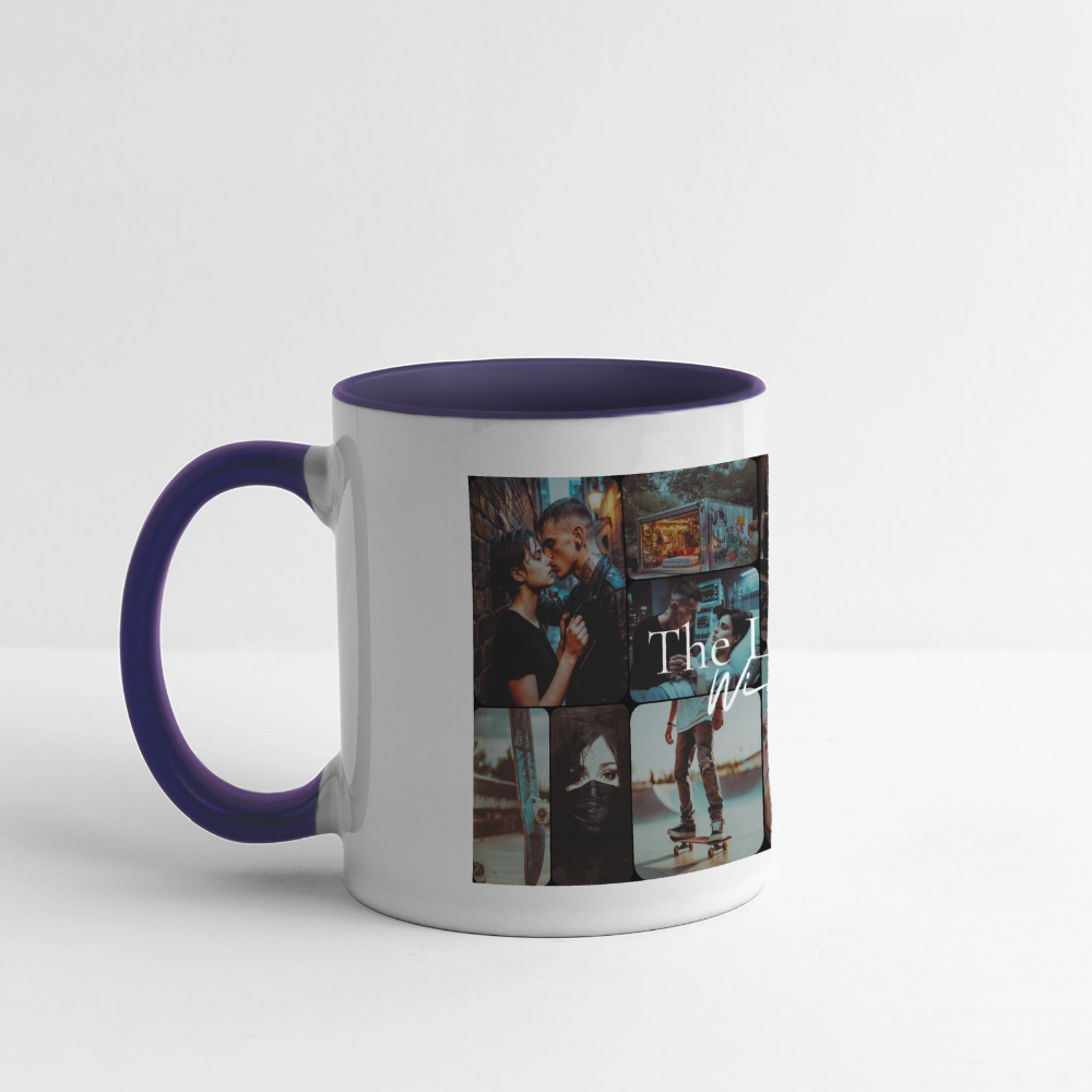 The Losers are Winners - Panoramatasse - white/cobalt blue