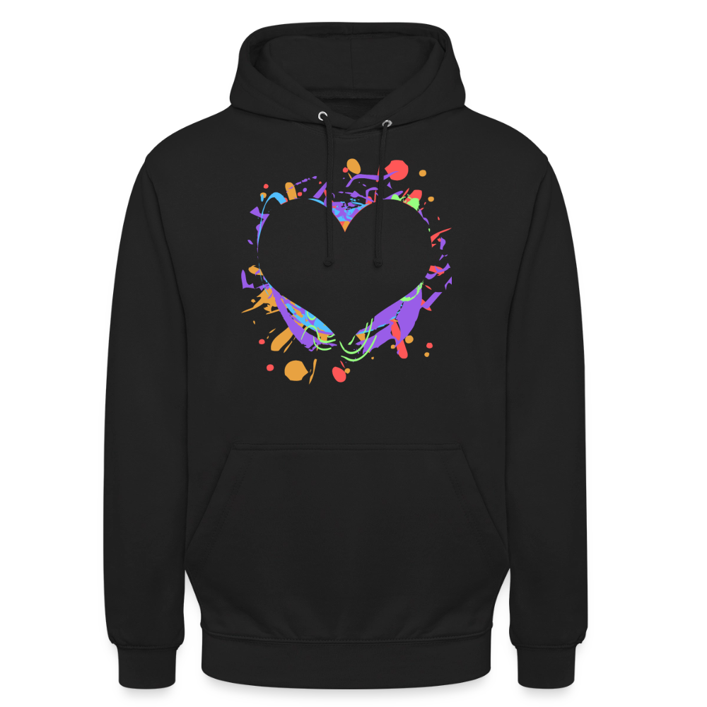 Love Unisex Hoodie - black