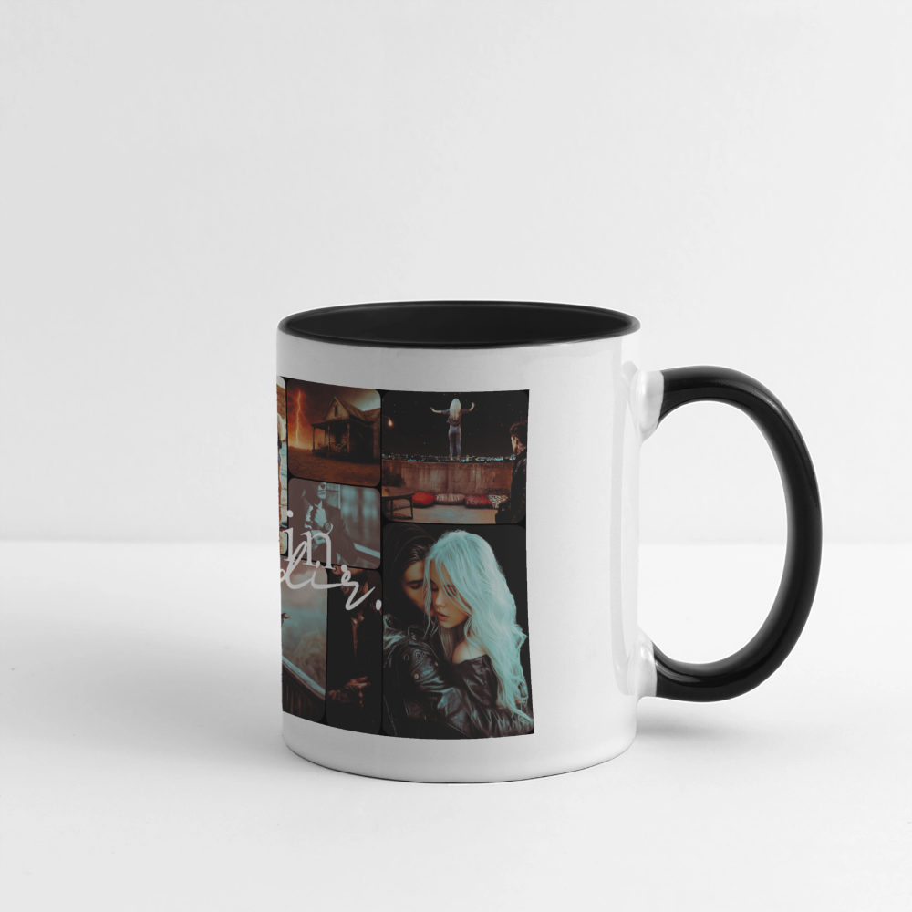 Ich bin. Wegen dir - Panoramatasse - white/black