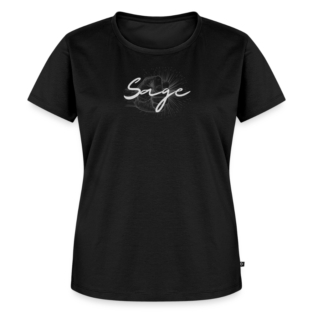 Sage-Frauen Premium T-Shirt - black