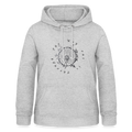 The Way Out Is Through- Frauen Hoodie - light heather grey