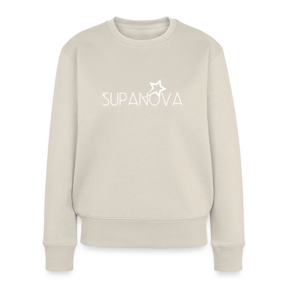SUPANOVA-Frauen Premium Bio Pullover - beige