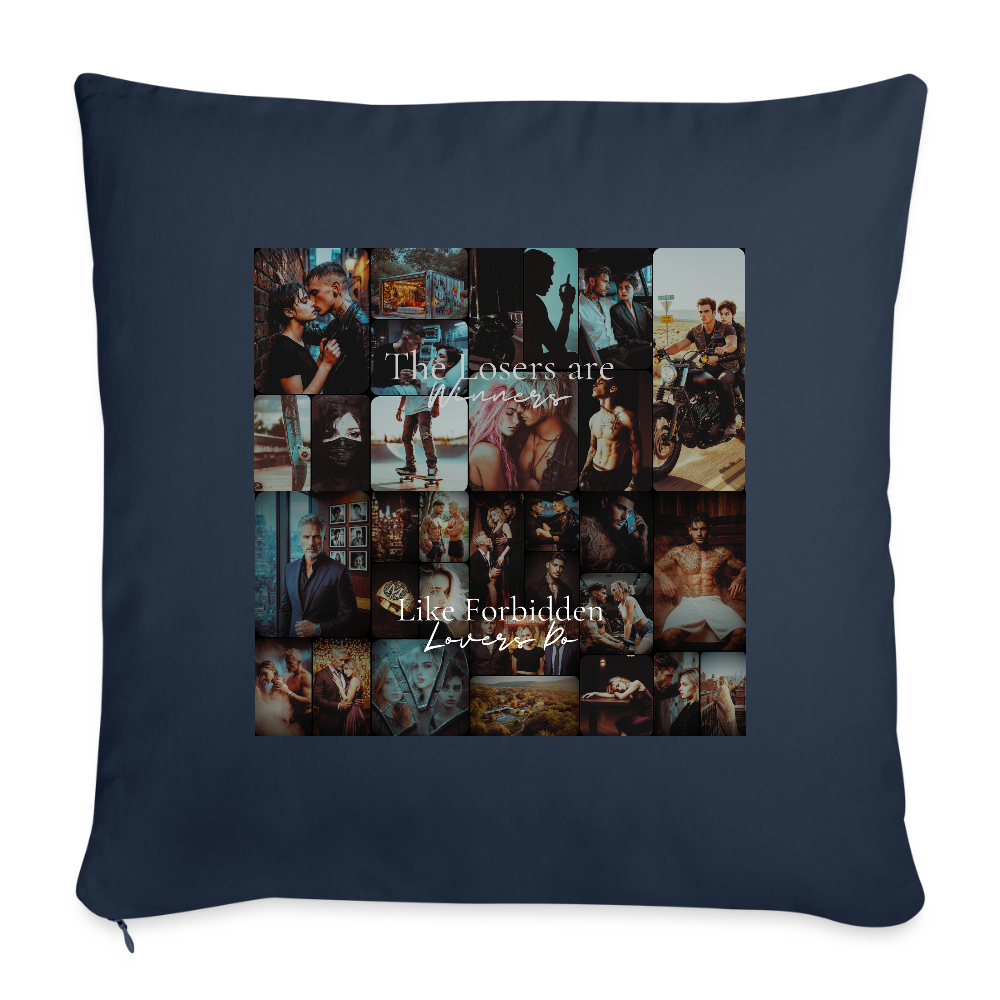 The Stories- Sofakissenbezug 44 x 44 cm - navy