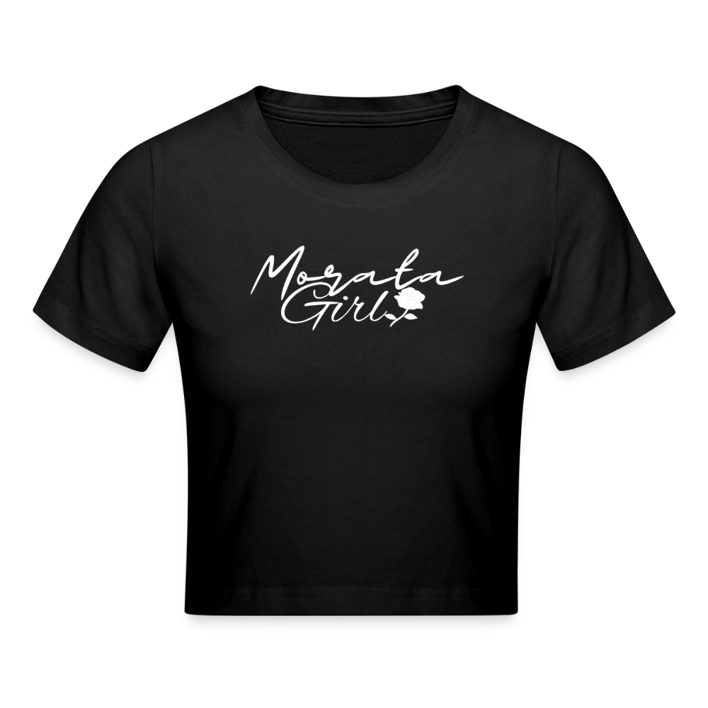 Morata-Girl - Cropped T-Shirt - black
