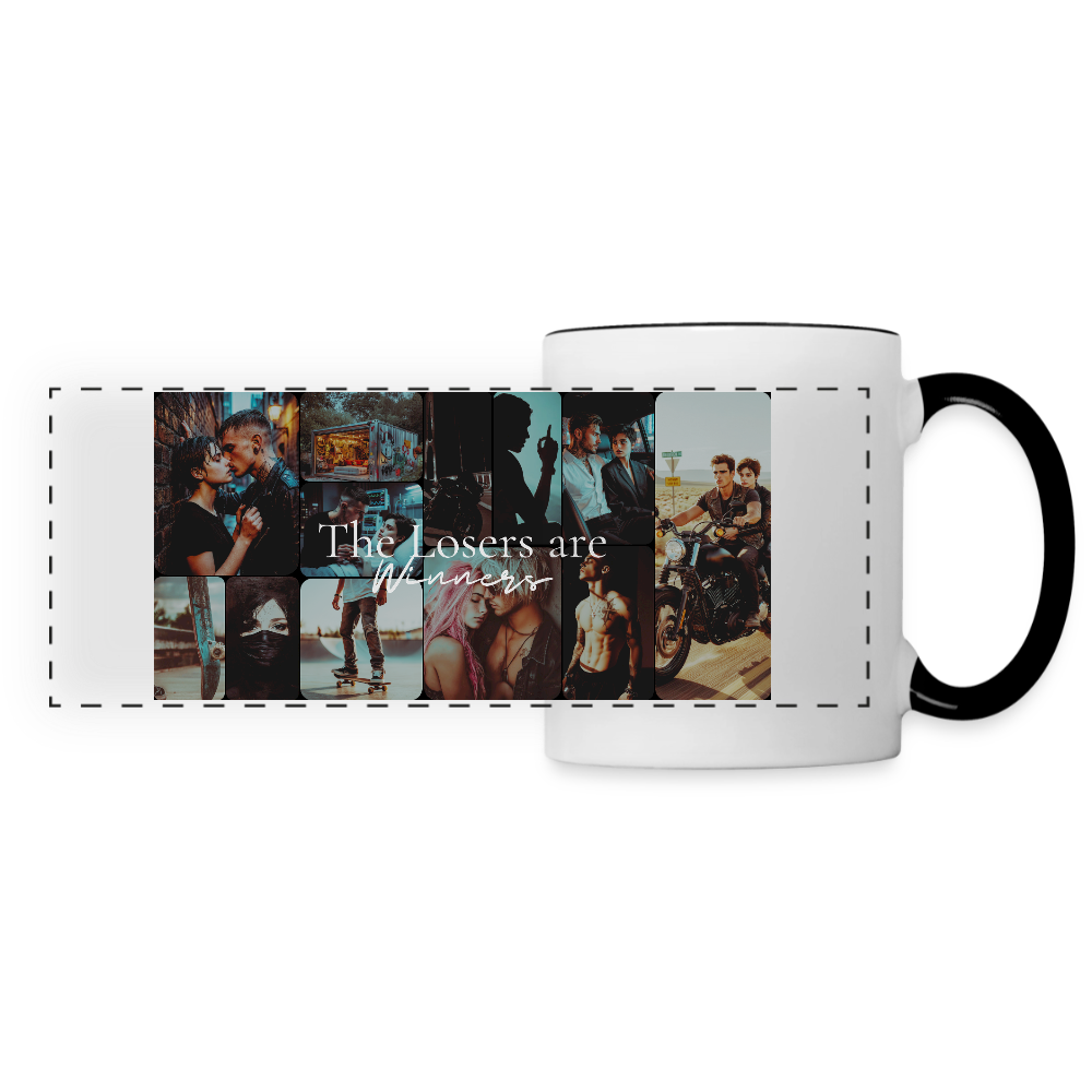 The Losers are Winners - Panoramatasse - white/black