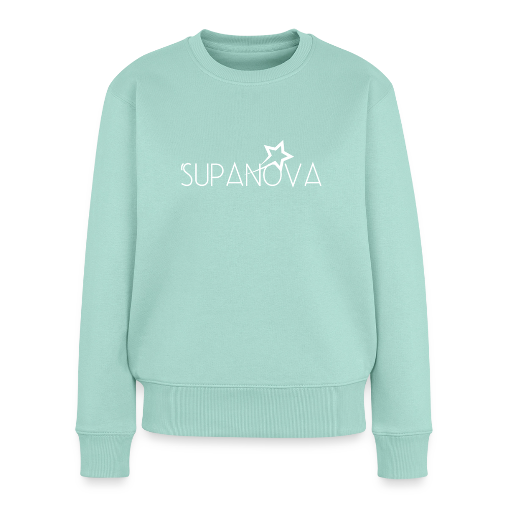 SUPANOVA-Frauen Premium Bio Pullover - mint 