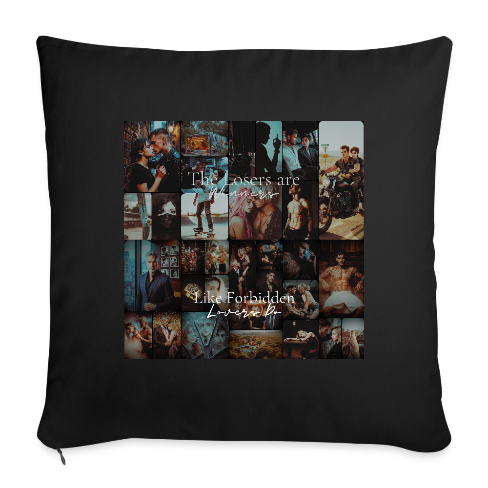 The Stories- Sofakissenbezug 44 x 44 cm - black