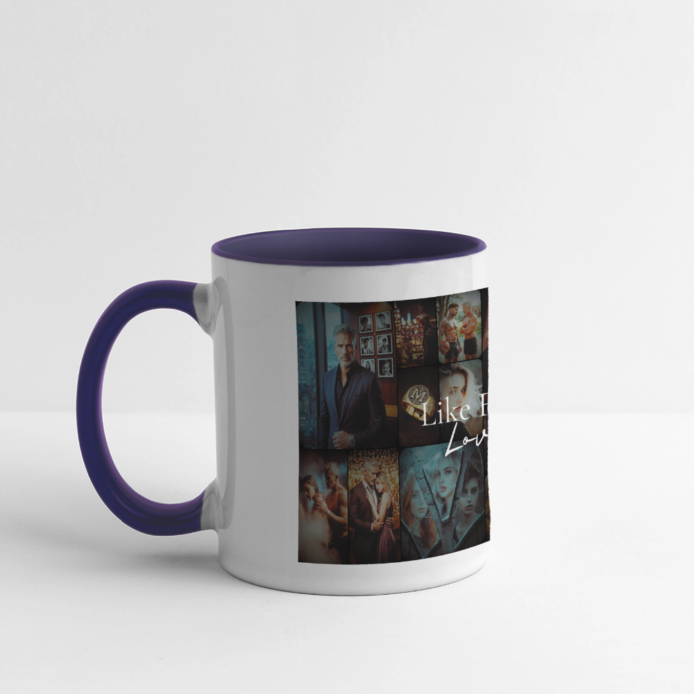 Like Forbidden Lovers Do - Panoramatasse - white/cobalt blue