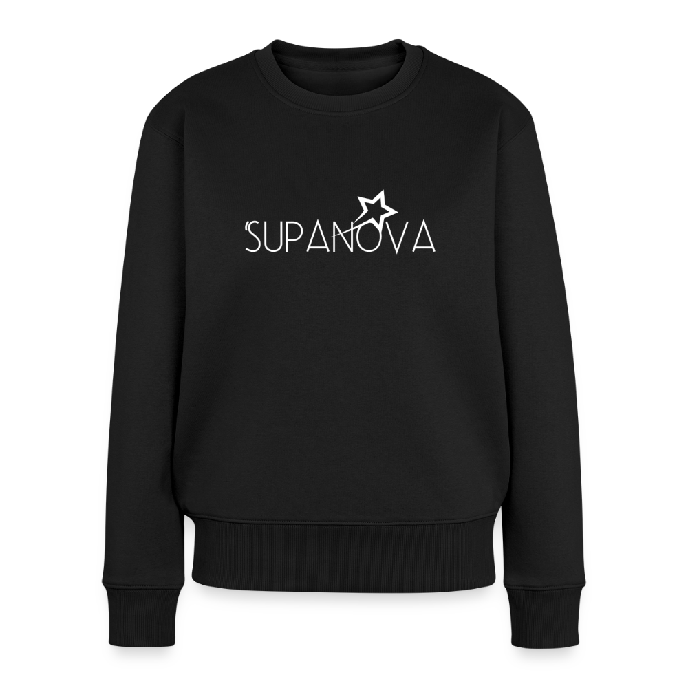 SUPANOVA-Frauen Premium Bio Pullover - black