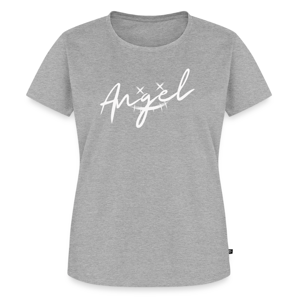 Angel-Frauen Premium T-Shirt - heather grey
