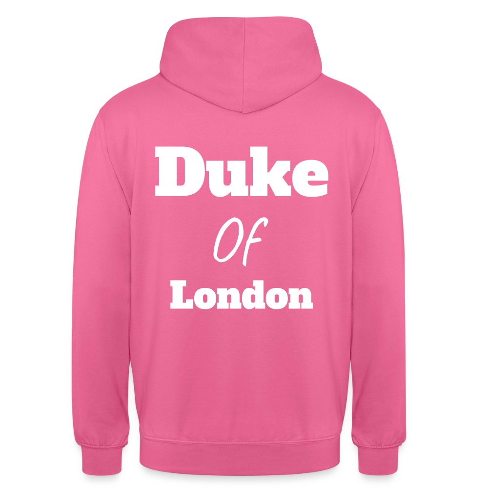 Duke of London Unisex Hoodie - pink