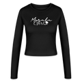 Morata Girl-Frauen Slim Fit Langarmshirt - black