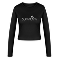 SUPANOVA-Frauen Slim Fit Langarmshirt - black