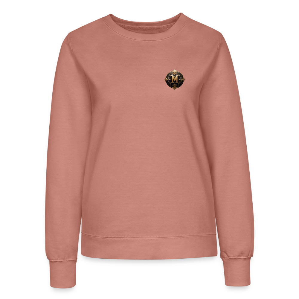 Only Morata-Logo-Frauen Sweatshirt - dusky rose