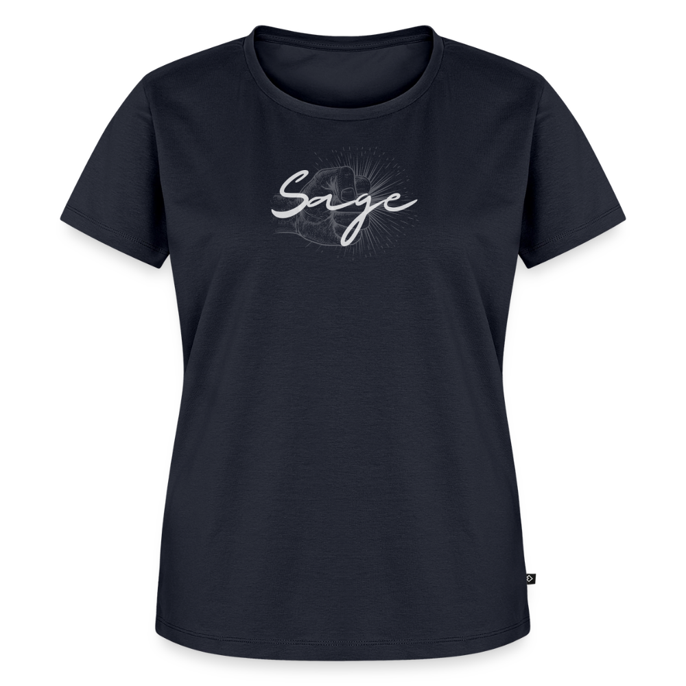 Sage-Frauen Premium T-Shirt - navy