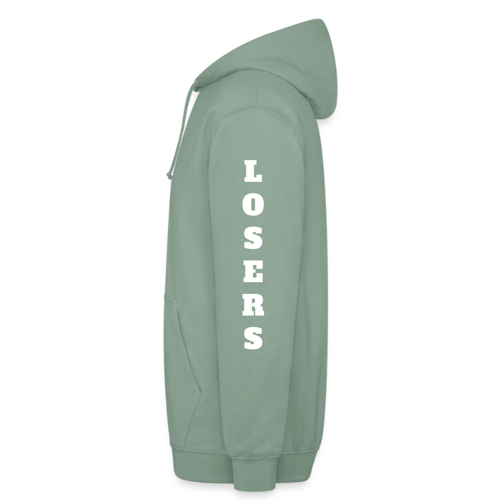 WINNERS - LOSERS - Unisex Hoodie - steel green