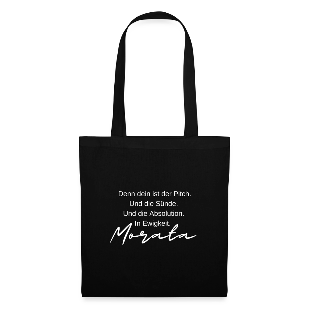 Morata-Gebet-Stoffbeutel - black