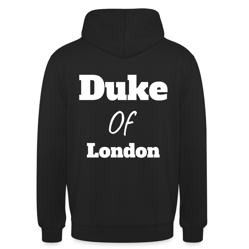 Duke of London Unisex Hoodie - black