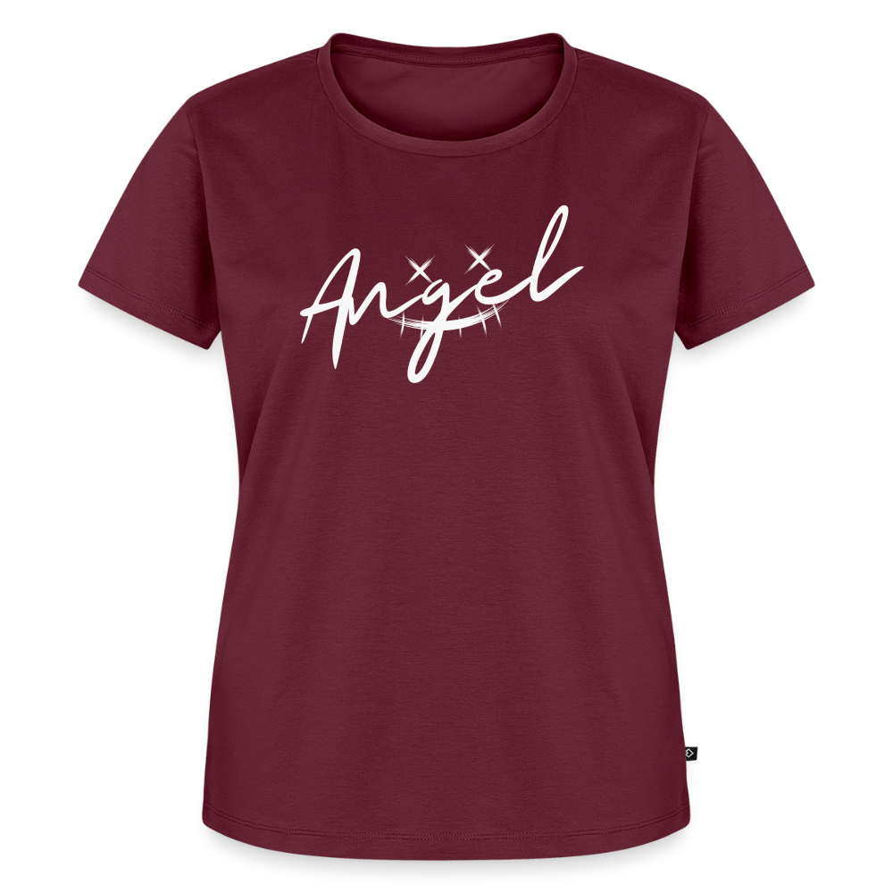 Angel-Frauen Premium T-Shirt - burgundy