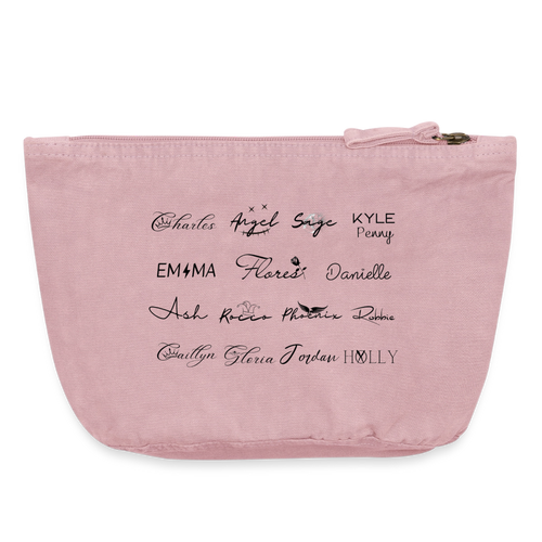 Black Empire - Vintage Zip Pouch 18 x 21 cm - vintage rose