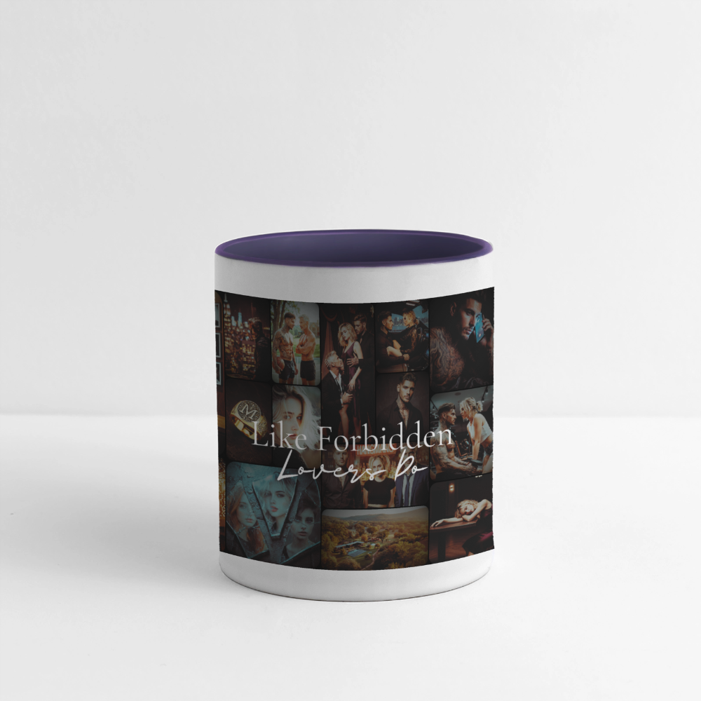 Like Forbidden Lovers Do - Panoramatasse - white/cobalt blue
