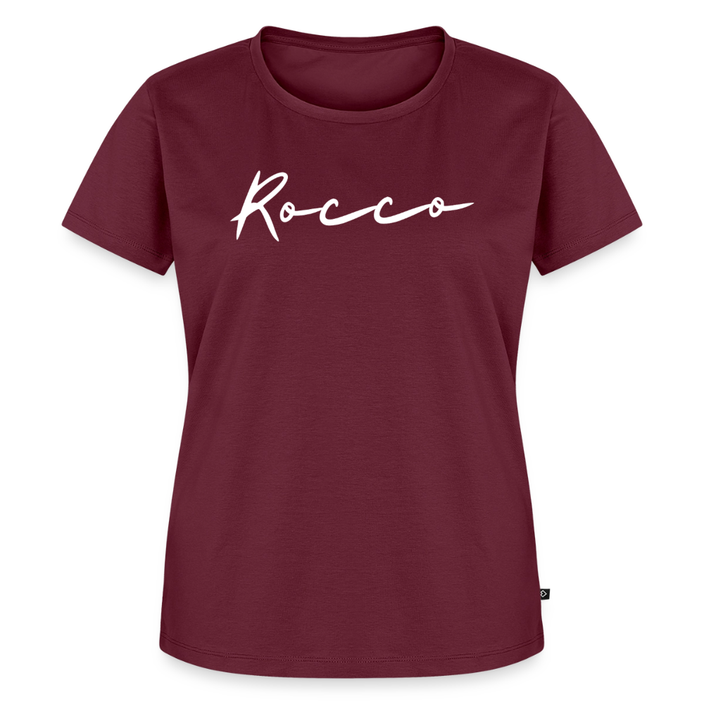 Rocco-Frauen Premium T-Shirt - burgundy