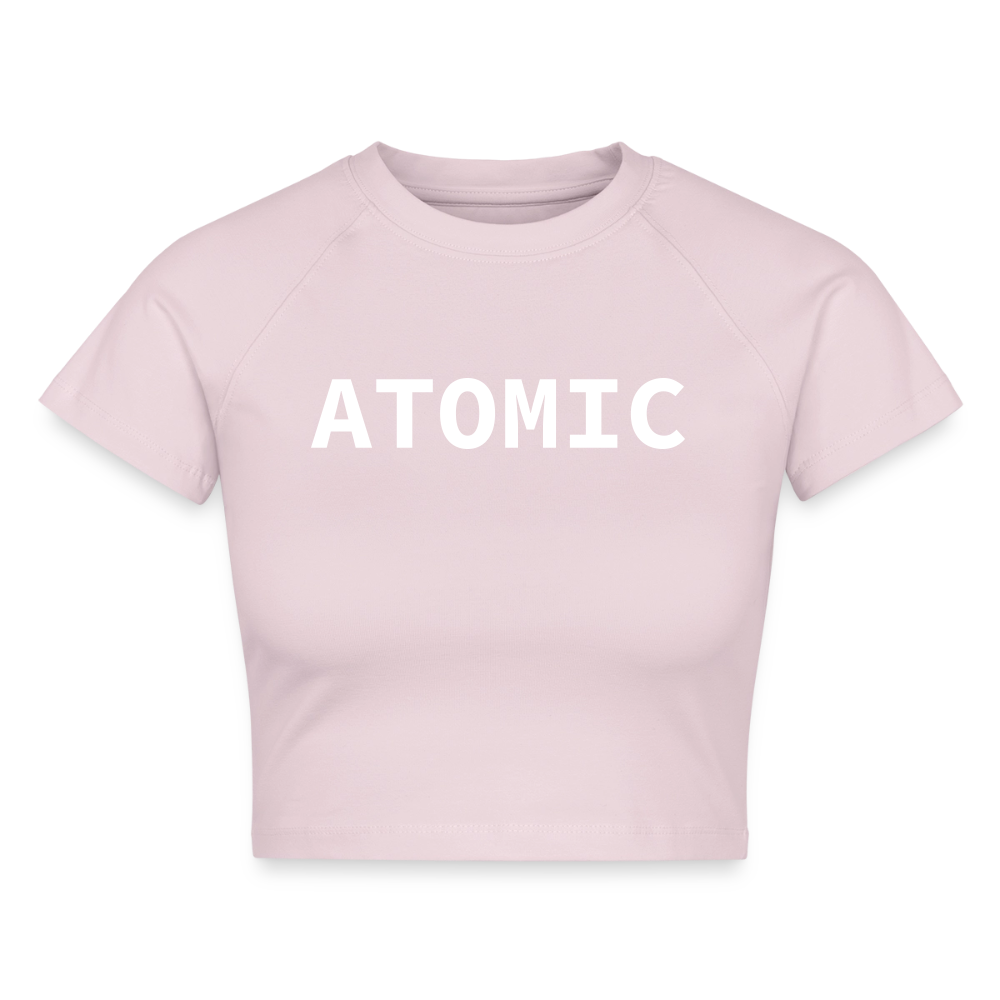 ATOMIC-Frauen Cropped T-Shirt - powder pink