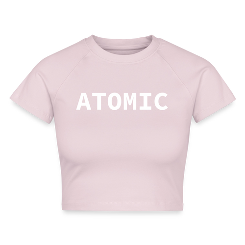 ATOMIC-Frauen Cropped T-Shirt - powder pink