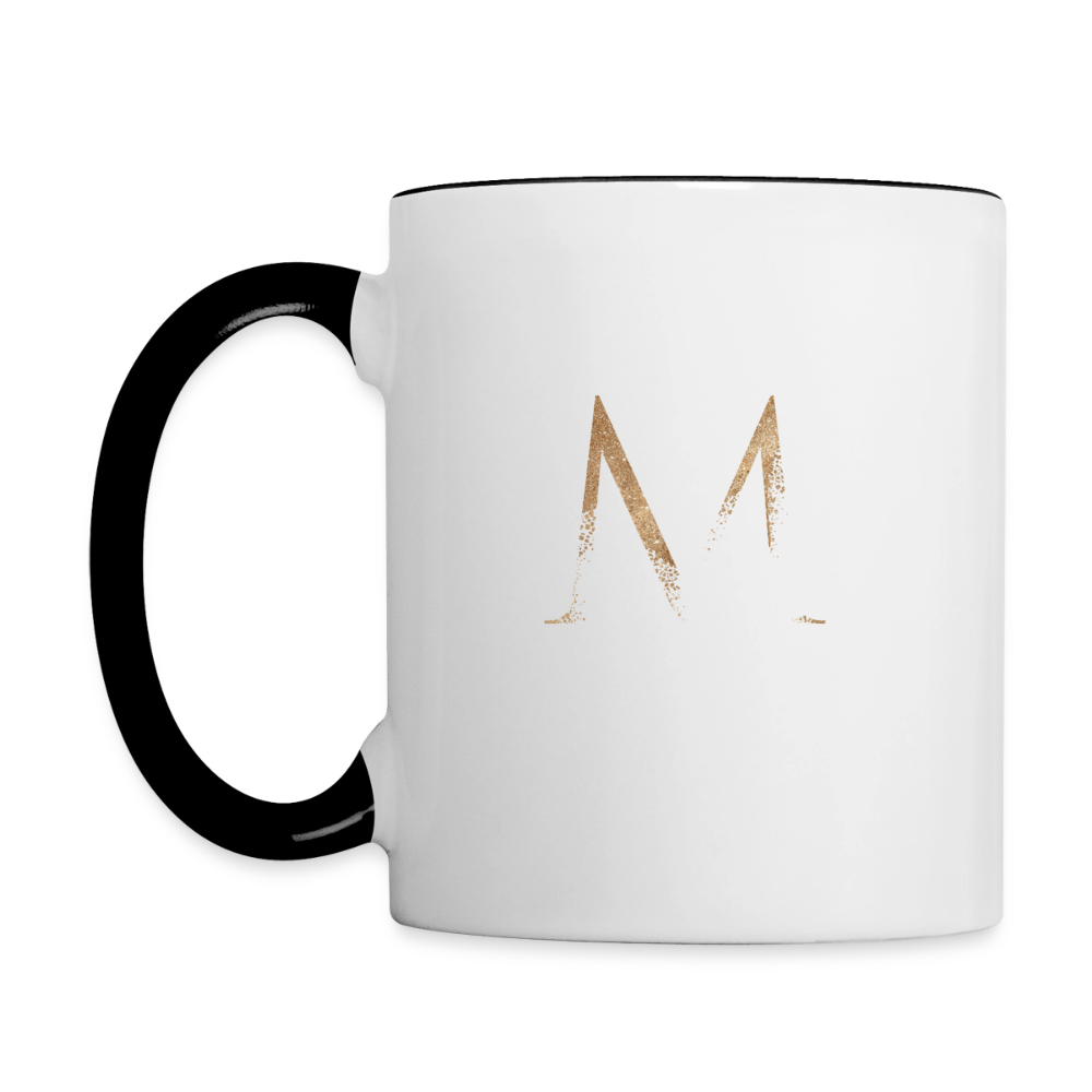 Sahne ist für alle da - zweifarbige Tasse - white/black