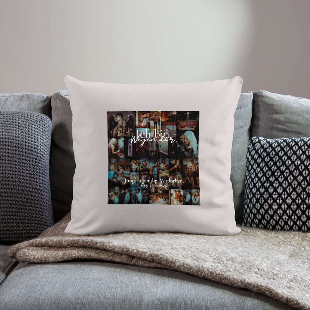 The Stories- Sofakissenbezug 44 x 44 cm - light taupe