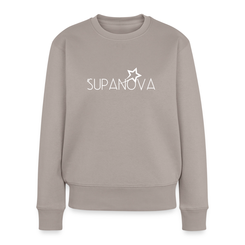 SUPANOVA-Frauen Premium Bio Pullover - taupe