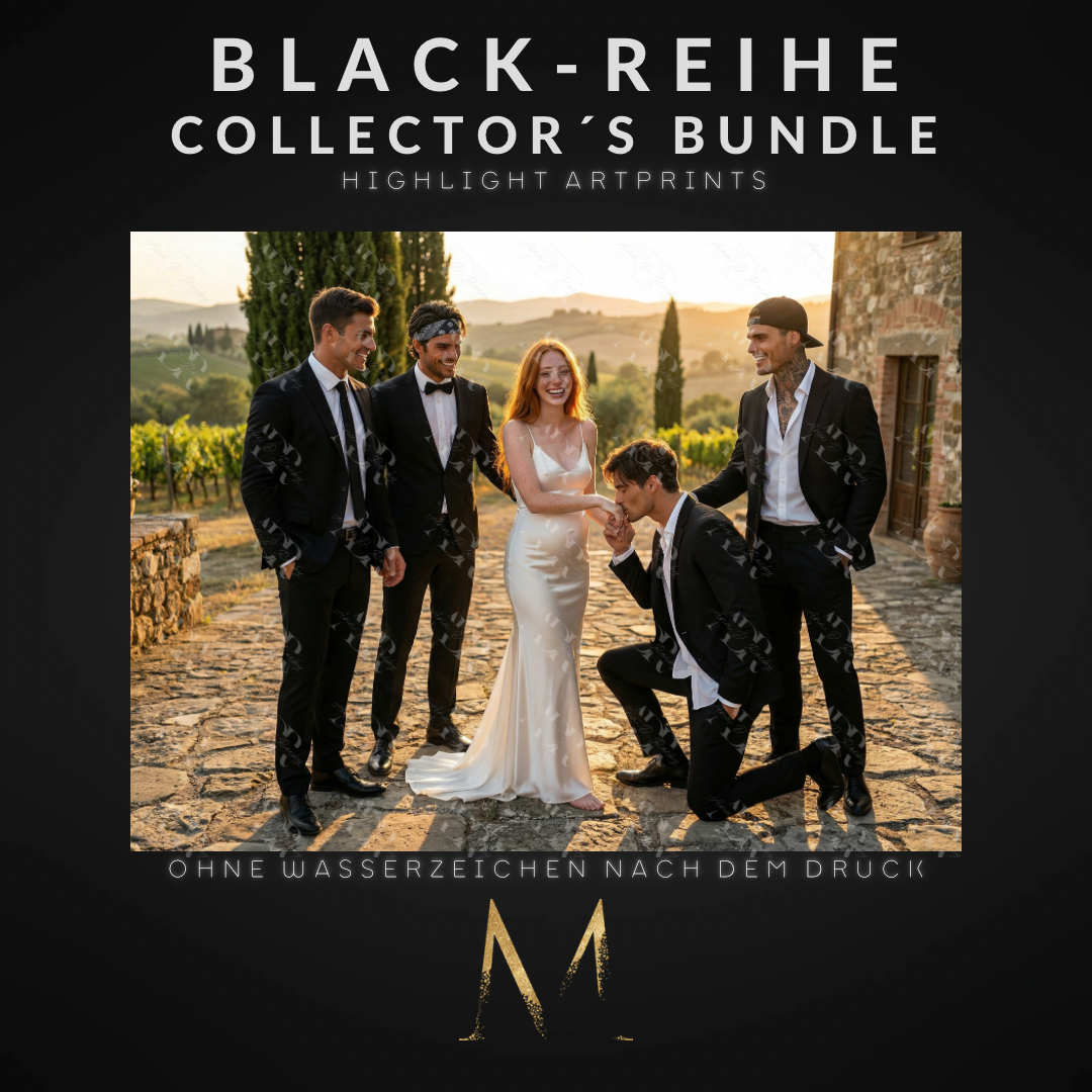 BLACK-REIHE Collector´s Bundle: 8 + 1 Surprise Highlight Artprints (DIN A5, versandkostenfrei)