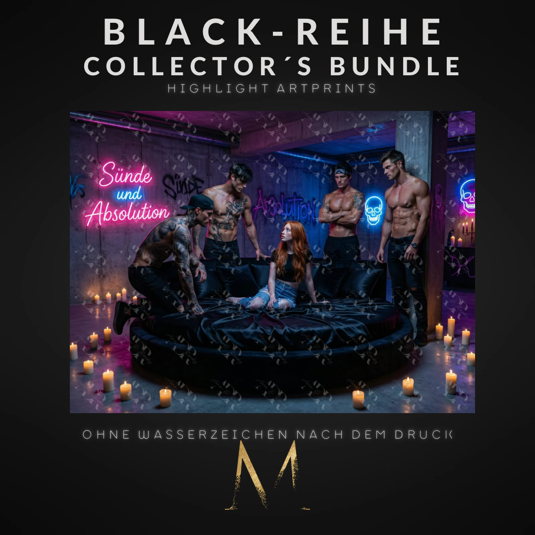 BLACK-REIHE Collector´s Bundle: 8 + 1 Surprise Highlight Artprints (DIN A5, versandkostenfrei)