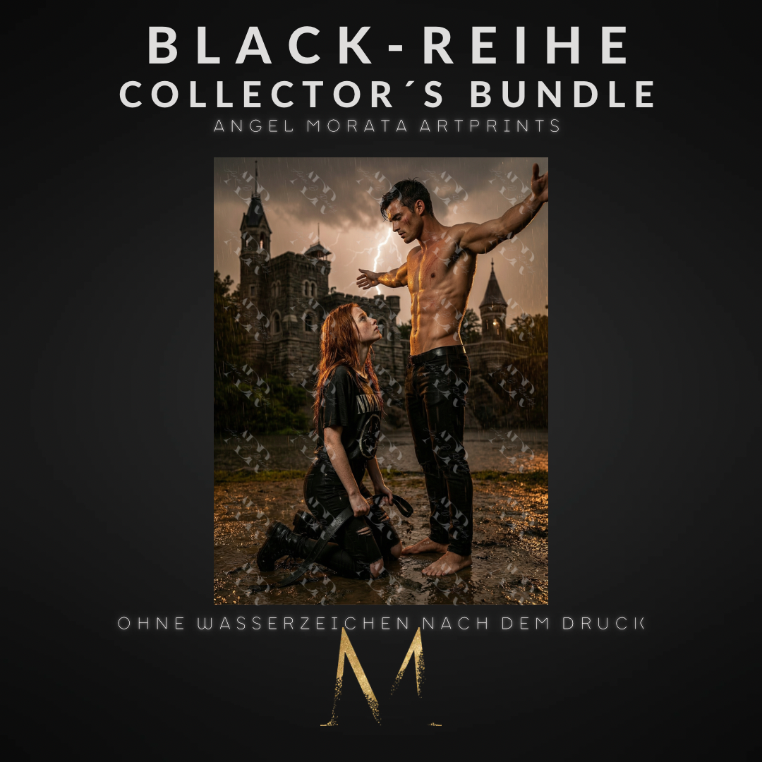 BLACK-REIHE Collector´s Bundle: 5 Angel Morata Artprints (DIN A6, versandkostenfrei)