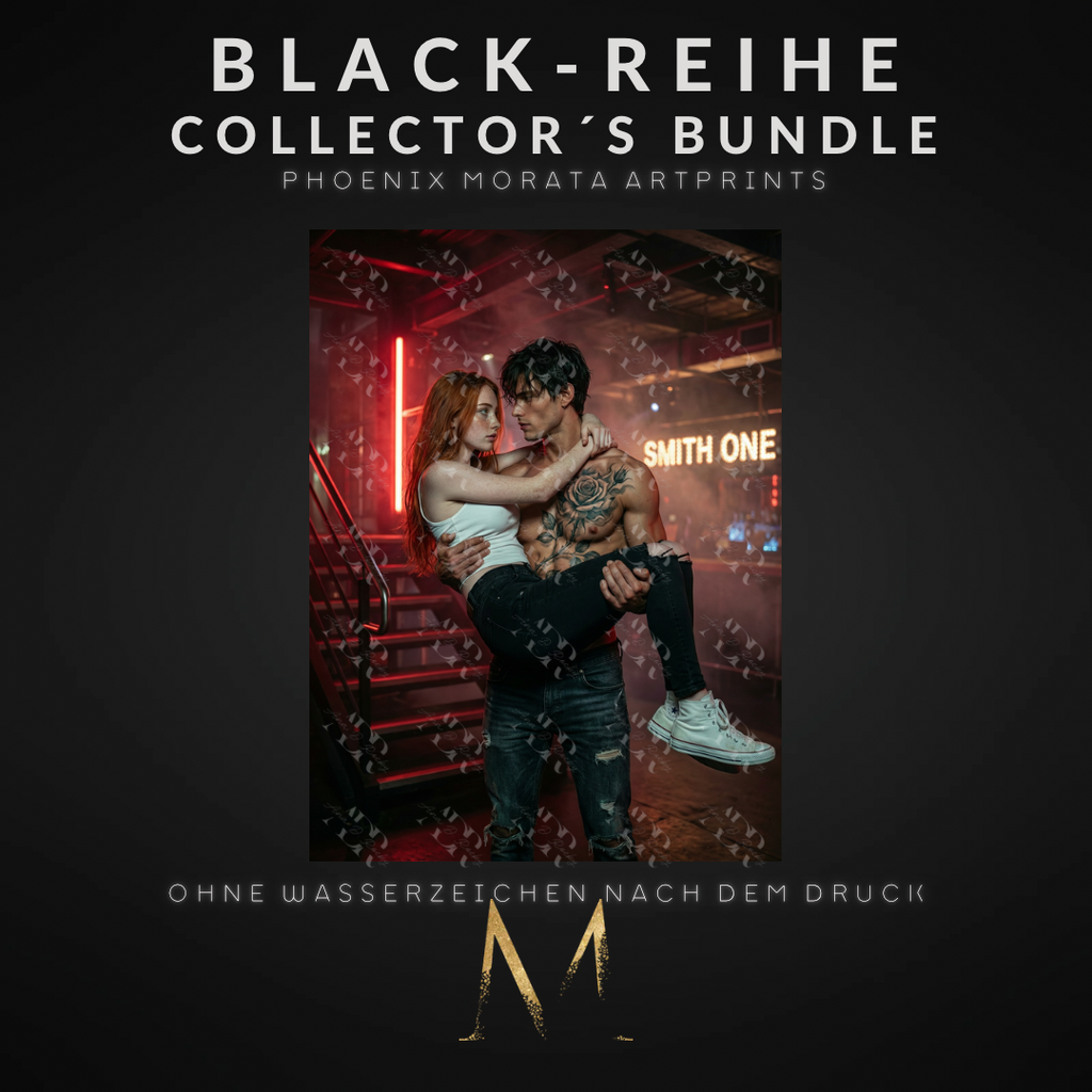 BLACK-REIHE Collector´s Bundle: 6 Phoenix Morata Artprints (DIN A6, versandkostenfrei)