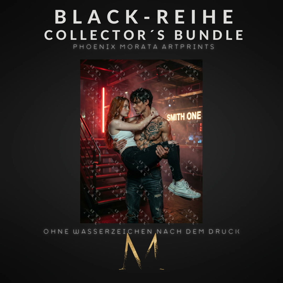 BLACK-REIHE Collector´s Bundle: 6 Phoenix Morata Artprints (DIN A6, versandkostenfrei)