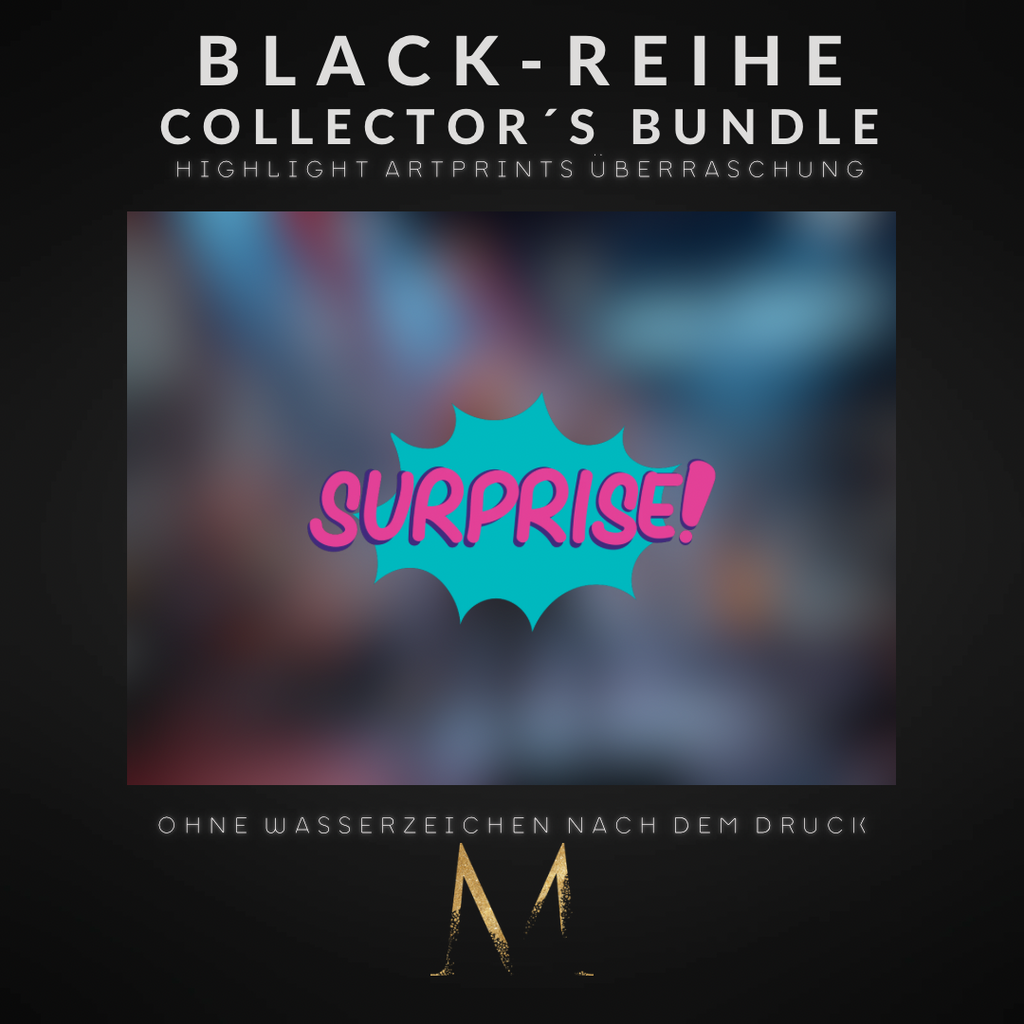 BLACK-REIHE Collector´s Bundle: 8 + 1 Surprise Highlight Artprints (DIN A5, versandkostenfrei)