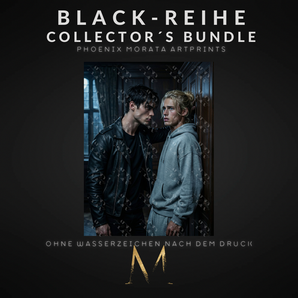 BLACK-REIHE Collector´s Bundle: 6 Phoenix Morata Artprints (DIN A6, versandkostenfrei)