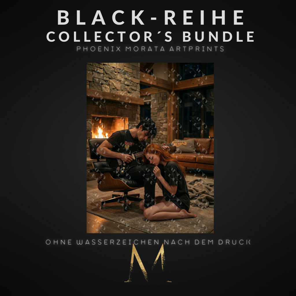 BLACK-REIHE Collector´s Bundle: 6 Phoenix Morata Artprints (DIN A6, versandkostenfrei)
