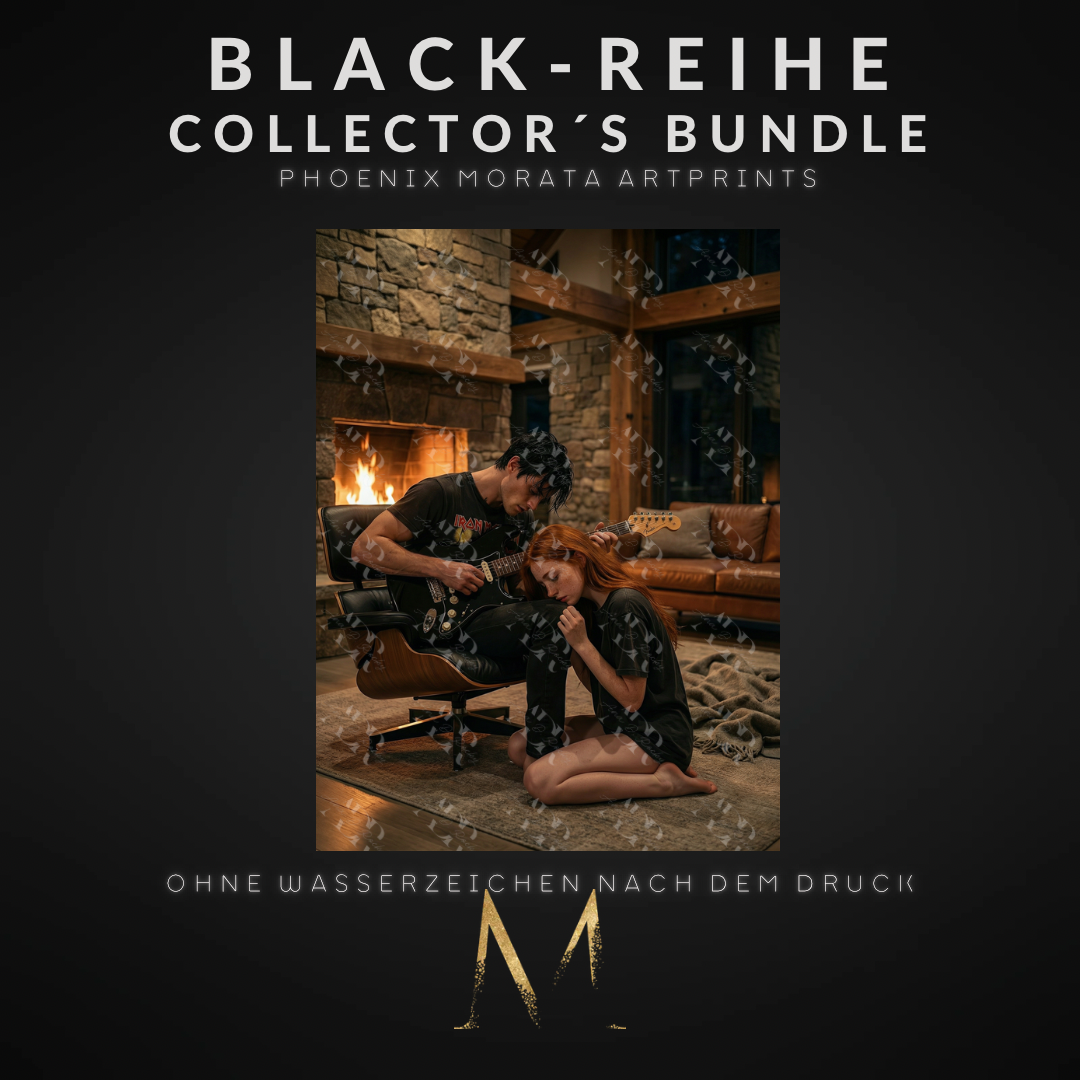 BLACK-REIHE Collector´s Bundle: 6 Phoenix Morata Artprints (DIN A6, versandkostenfrei)