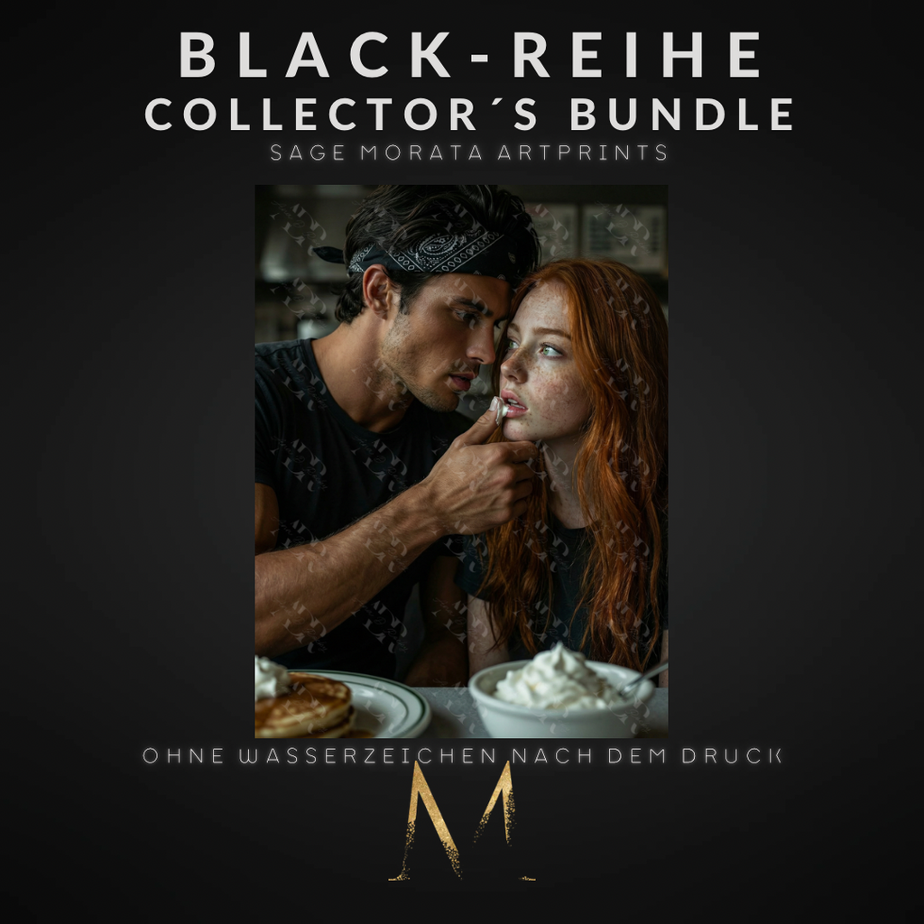 BLACK-REIHE Collector´s Bundle: 5 Sage Morata Artprints (DIN A6, versandkostenfrei)