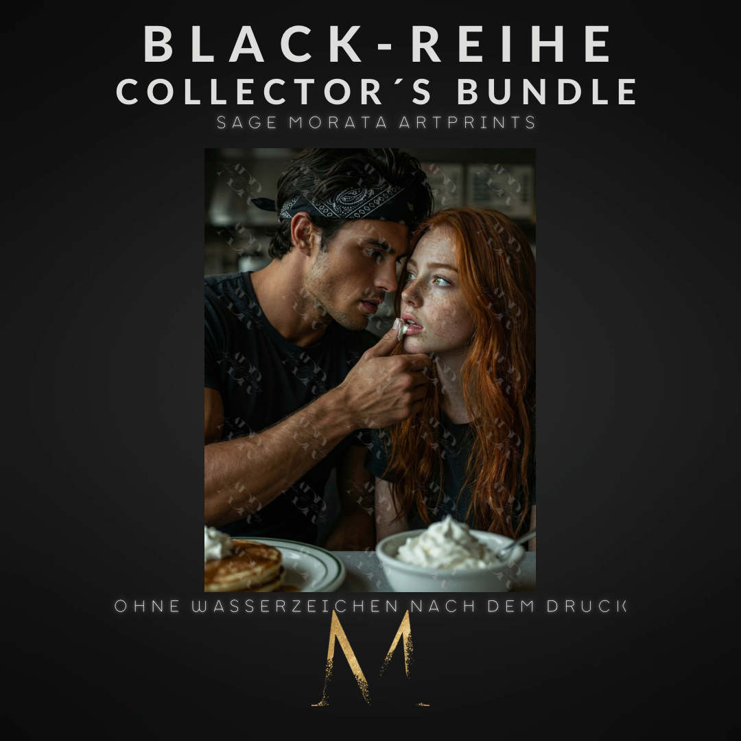 BLACK-REIHE Collector´s Bundle: 5 Sage Morata Artprints (DIN A6, versandkostenfrei)