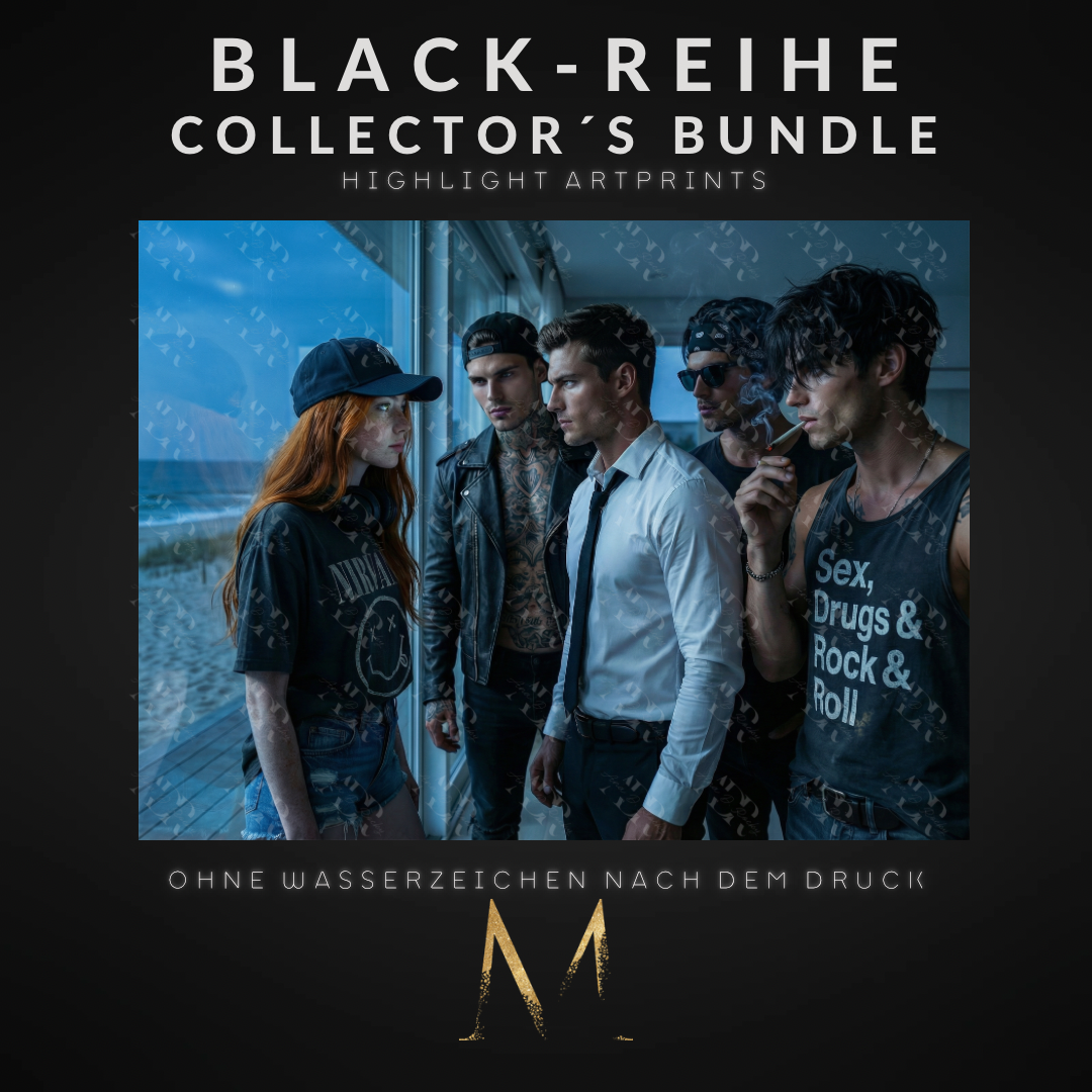 BLACK-REIHE Collector´s Bundle: 8 + 1 Surprise Highlight Artprints (DIN A5, versandkostenfrei)