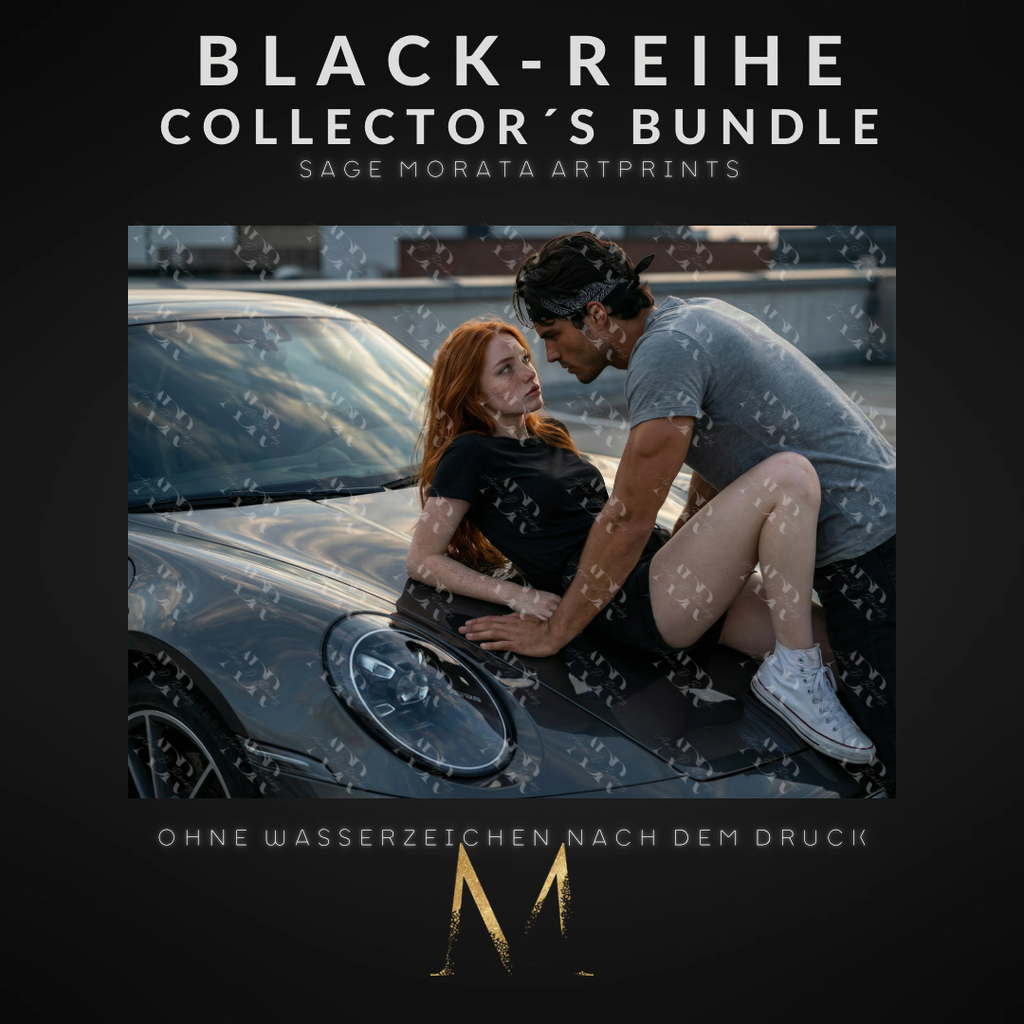 BLACK-REIHE Collector´s Bundle: 5 Sage Morata Artprints (DIN A6, versandkostenfrei)